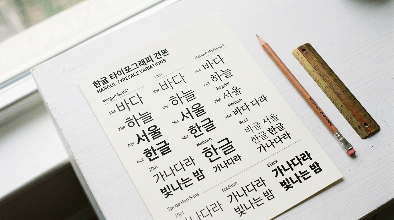 The Complete Korean Typography Guide for Global Designers